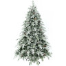 Триумф ель TRIUMPH TREE, Нормандия, 100% литая, 215 см, 400 ламп, заснеженная 72152